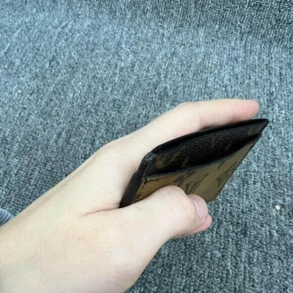 100% Authentic Louis Vuitton Leather Card Case 178-082325 - Picture 8 of 12